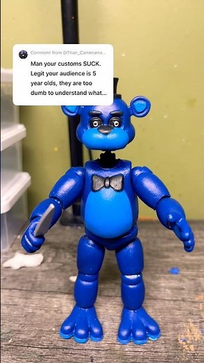 Bear5 custom fnaf jazwares figure