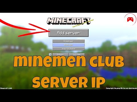Minecraft Minemen Club Server IP Address 2023