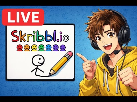 OIN ME! Skribbl.io LIVE: Bowser Drawing Challenge! 👑#skribblio #bowser