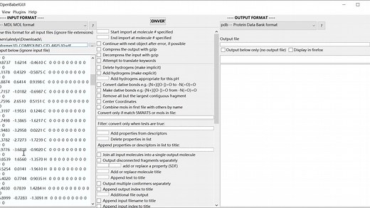 SDF-PDB将小分子sdf格式转变成pdb格式