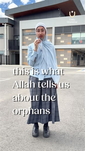 One of our learners shares a beautiful reminder about the divine command to never neglect the orphans. Our faith teaches us to honour, protect and uplift them, and at Unity Grammar, with faith at our core and global citizenry as our value, we nurture learners who care deeply for the underprivileged across the world. In partnership with Human Appeal, we invite you to the Gaza Orphan Fundraising Dinner, a night dedicated to supporting vulnerable children and renewing our collective responsibility.