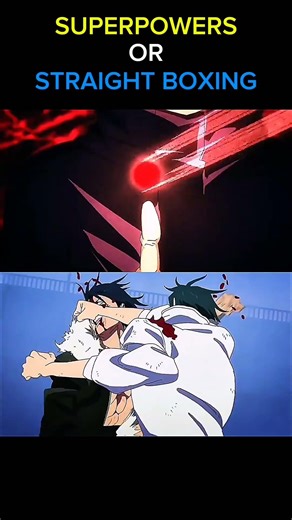 Superpowers Or Straight Boxing? #anime #shorts #viral