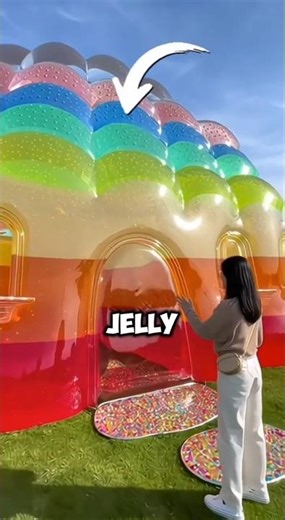 🏠🍬 She Found a House Made of Jelly?! Is This Real or AI?!