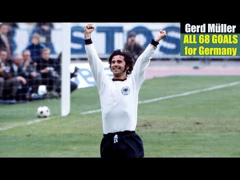 Gerd Muller ◉ All 68 Goals for Germany 🇩🇪