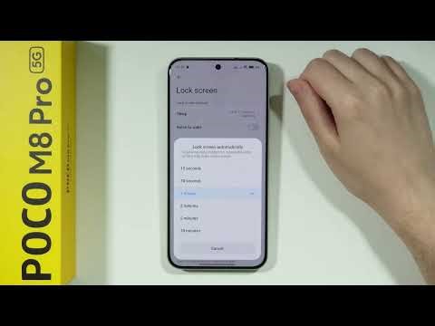 POCO M8 Pro 5G: How to Change Screen Timeout (Lock Screen Automatically)