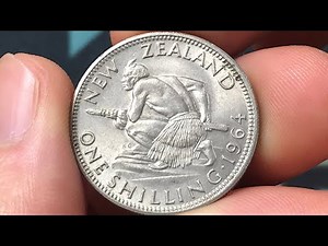 1964 New Zealand 1 Shilling Coin • Values, Information, Mintage, History, and More