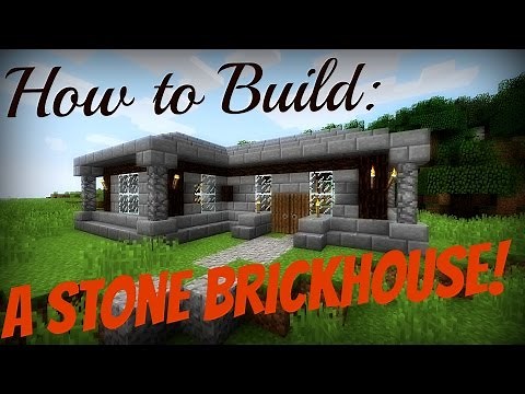 Minecraft How to Build Part: 1 | A Stone Brick/Spruce Wood House!