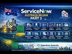 ServiceNow Australia Release Features Part2