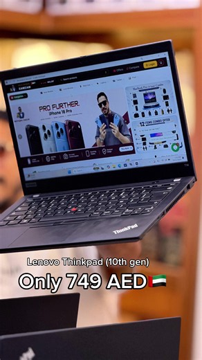 Lenovo ThinkPad Laptop – Amazing Deal! ⚡🔥 🚀 Powerful Performance at an Affordable Price! ⚙️ Specifications: ✅ Intel Core i5 – 10 th Generation ✅ 8GB RAM ✅ 256GB SSD ✨ Used | Fresh Condition 🎁 FREE Accessories Included! 🖱️ Mouse 🖱️ Mouse Pad 📝 Writing Pad 🔌 Charger 🎒 Laptop Bag 💰 Special Price: ONLY 749 AED! 🇦🇪 😱🔥 📦 Limited Stock Available – Order Now! 📍 Available at: Mustaqbal Zamzam 🌐 Website: https://mustaqbalzamzam.com 📧 Email: support@mustaqbalzamzam.com 📞 Call or WhatsApp 