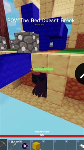 POV: The Bed Doesn't Break in Roblox Bedwars