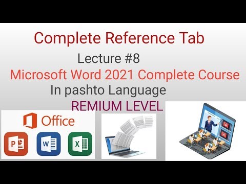 Complete Reference Menu of Microsoft Word 2021/Tutorial of Microsot Word Course Lecture# 8