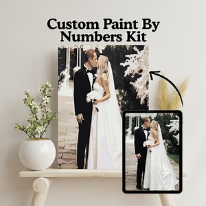 Custom Paint by Number Kit: Personalized Photo Canvas Art - Etsy