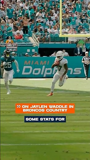 #BroncosCountry, are you ready for #JaylenWaddle? 🐧 #broncos #trainingcamp #nfl #waddle