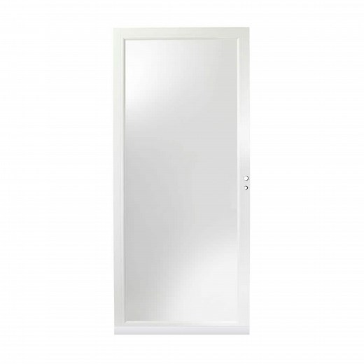 Reviews for Andersen 4000 Series 36 in. x 80 in. White Right-Hand Full View Interchangeable Dual Pane Insulating Glass Aluminum Storm Door | Pg 2 - The Home Depot