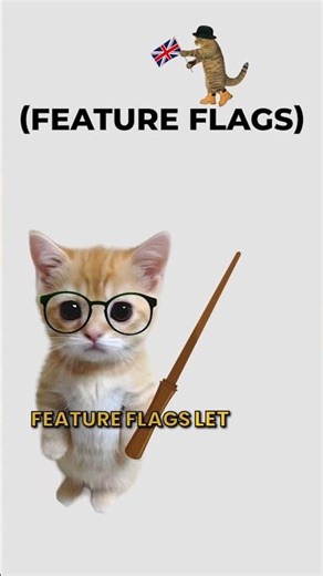 Feature flags, explained by cats. #cat #coding #devops #testing #featureflags