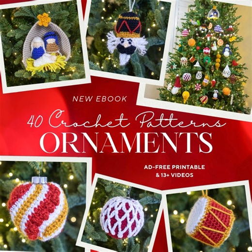 LAST DAY TO SAVE an Extra $20! HURRY! Get these 40 POPULAR ORNAMENT Crochet Patterns with 13 Videos here: https://nickinhc--nickishomemadecrafts.thrivecart.com/crochet-ornaments-made-easy-vol2/?ref=fbpagefri Apply ORNAMENTS20 for $20 off until 10/24/25! | Crochet Patterns & Tutorials by Nicki's Homemade Crafts
