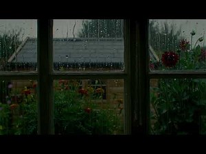 Rain on Window Sounds for Sleeping 🌧️ Darkness & Relaxation