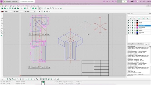 LibreCAD 新手教程