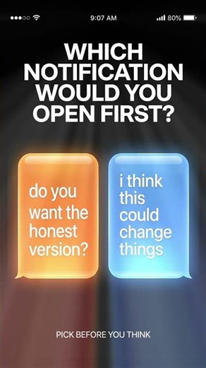 Do You Want an Honest Version or This Could Change Things? | Text Personality Test & Psychology Quiz