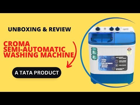 Croma 6.5 kg 5 Star Semi Automatic Washing Machine with Spiral Pulsator | Best Under 6000