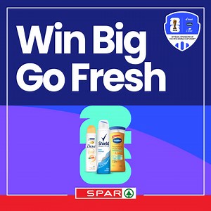 Stand a chance to win 1 of 10 Double Tickets to the FIFA 2026 World Cup, and your share of R4 Million in instant prizes. Simply buy any 2 participating brands from your SPAR of choice, WhatsApp your till slip to 060 083 3073 and follow the prompts. Competition runs 1 Jan - 31 March 2025. T&Cs apply: https://competitionstsandcs.co.za/FIFAUnilever.pdf Customer care: consumer.affairs-za@unilever.com #FIFAWORLDCUP #ShieldDoveVaseline #WinBigFifaworldcup #CompetitionTime | My SPAR