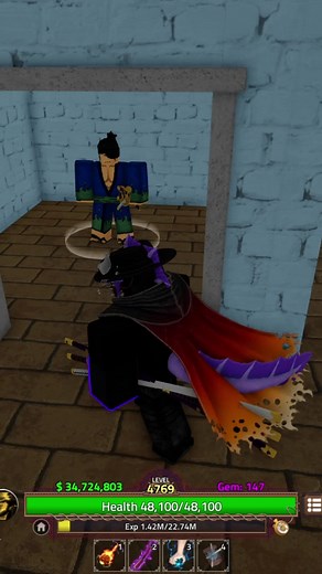 ATK V2 Showcase in King Legacy on Roblox