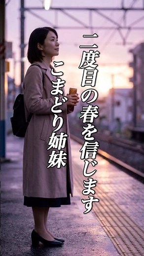 懐かしい曲『こまどり姉妹 - 二度目の春を信じます』懐メロ ショートMV作ってみた！
