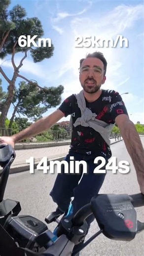 It's better to go slowly on a bike.