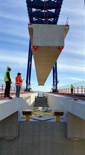 Precise Bridge Segment Installation