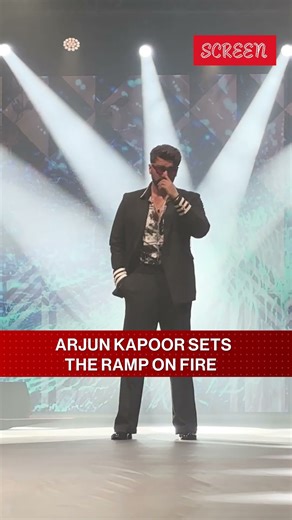Arjun Kapoor Brings His Signature Charm To The Ramp | Screen | #shorts