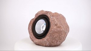 2 pack Solar Rock Lights Outdoor – Waterproof LED Spotlights for Garden, Pathway, Yard Decor