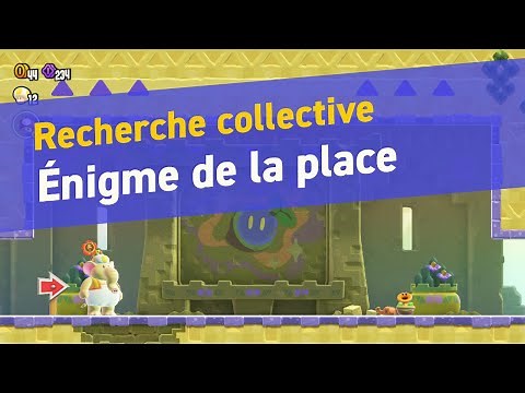 Super Mario Bros Wonder : Résoudre l'Énigme de la place (Recherche collective, Mont Nébuleux)