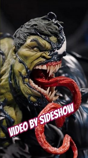 Venomized Hulk Statue By Sideshow Is INSANE!! #shorts
