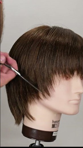 A Modern Razored Mens Shaggy Hair Tutorial #shorts #short