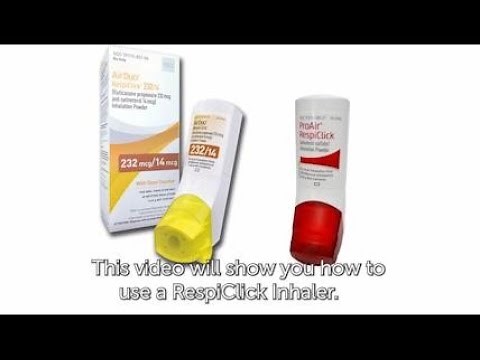 How to use the RespiClick Inhaler