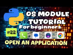 How to Open an Application in Python