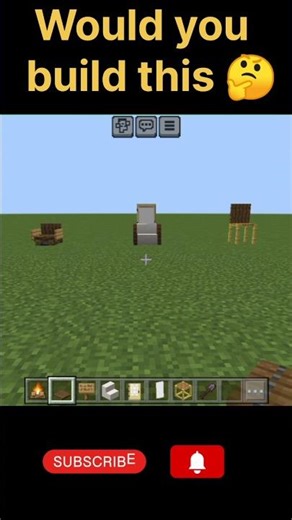 Top 3+ Chair Designs in Minecraft 🪑 | Easy Furniture Build#gaming #minecraft #minecraftpe #building