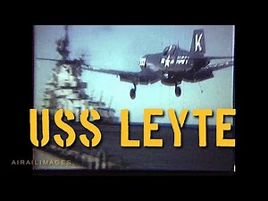 COLOR FILM: USS LEYTE IN KOREA