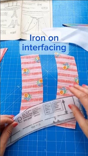 Apply iron on fusible interfacing