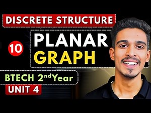 Lec 10 | Planar Graph & Euler Formula | Discrete Structure | BTech 2nd Year