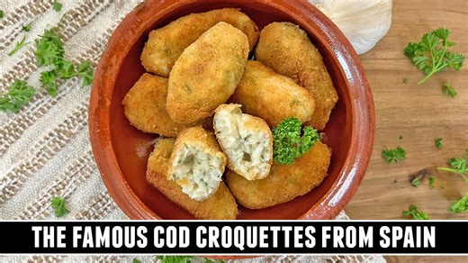 Spanish cod croquettes | Classic tapas recipe