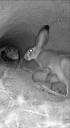 Snake Ambush! 🐍🔥 Rabbit Trapped in Burrow ‪@Shorts‬