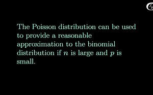 Binomial distribution vs Poisson distribution