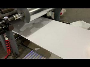 Metallized transfer film laminating and primer oil coating machine