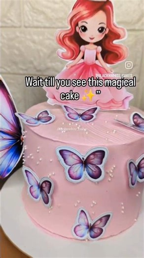 Butterfly Cake Order Done...#cake #chocolatecake #cakedesign #shorts #shortsvideo #ytshorts #reels