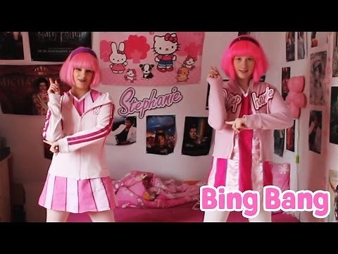 LazyTown - Viivi13 and Bubble093 dancing to Bing Bang [Video from 2012]