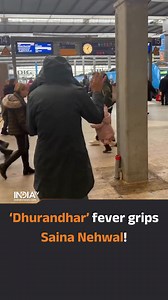 India's badminton star player Saina Nehwal recently shared a video on her social media handle in which she can be seen doing the viral hook step of Akshay Khanna from 'Dhurandhar'. She has used the same song 'FA9LA' for it. She has flawlessly copied each and every step of Khanna. Credits: nehwalsaina/Instagram #SainaNehwal #akshaykhanna | IndiaTv English