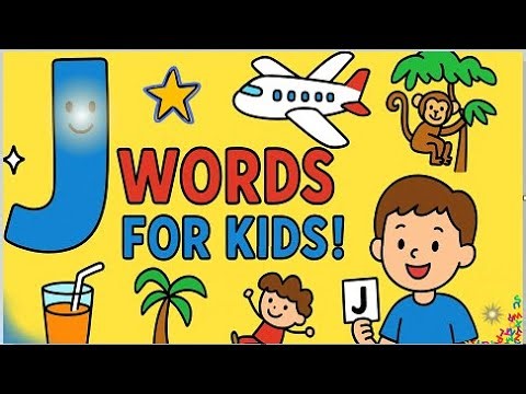 J Words for Kids | Learn J Letter Words with Pictures | Kids Vocabulary Learning