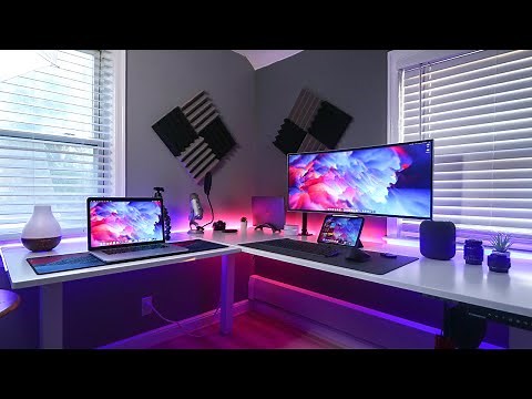 Work from Home + Workspace Setup | MacBook Pro Dream Desk Setup 2020