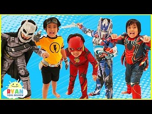 Kids Costume Runway Show Pretend Play with Disney Superheroes, Pj Masks, Rusty Rivets!